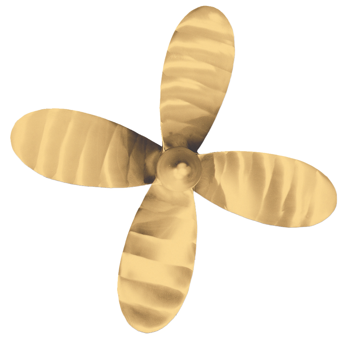 Trawler, 4 Blade Propeller